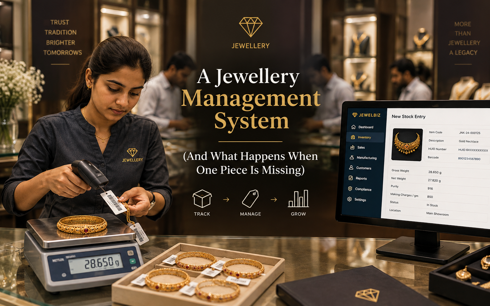 A Day Inside a Jewellery Management System (And What Happens When One Piece Is Missing)