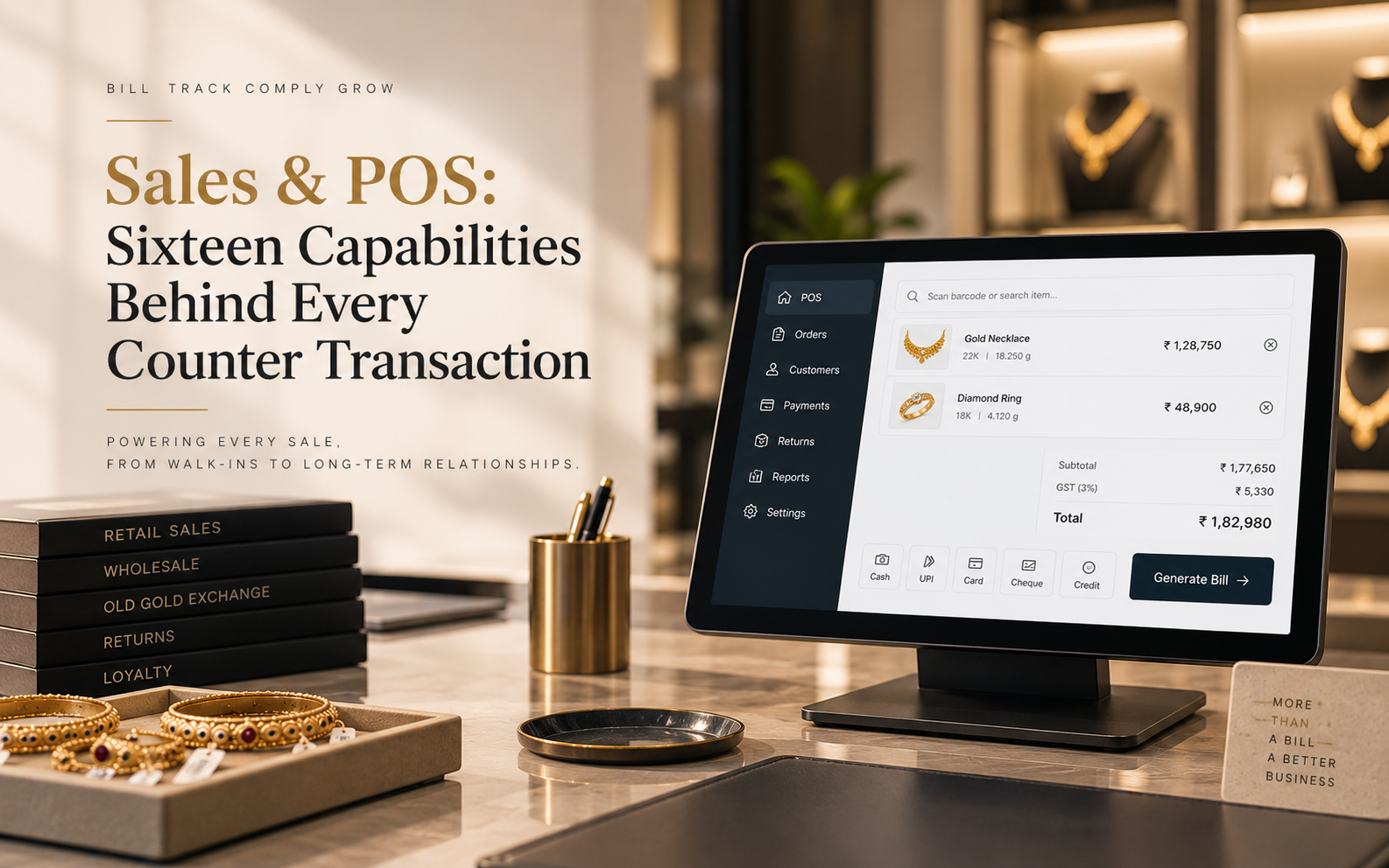 Sales & POS: Sixteen Capabilities Behind Every Counter Transaction