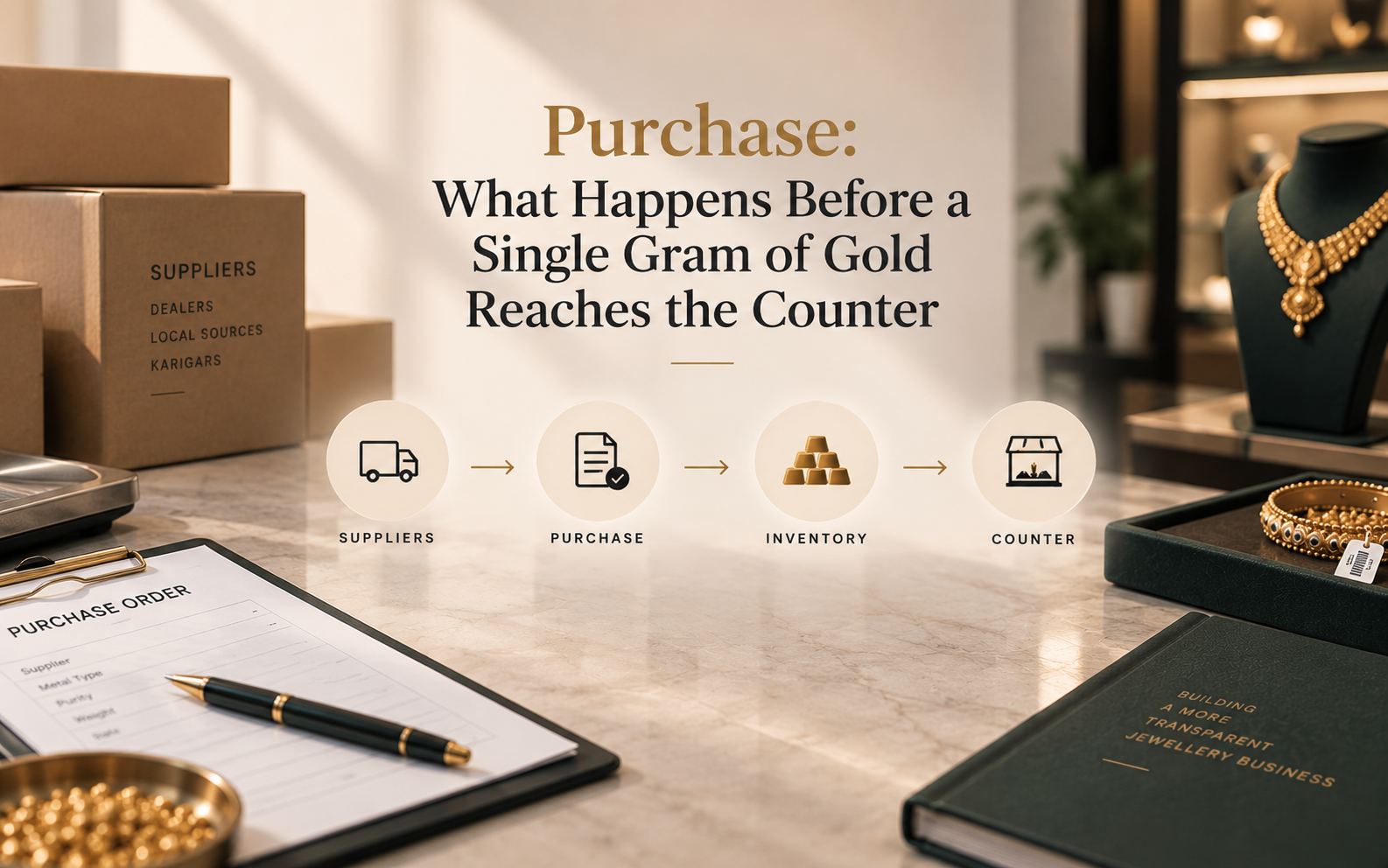 Purchase: What Happens Before a Single Gram of Gold Reaches the Counter