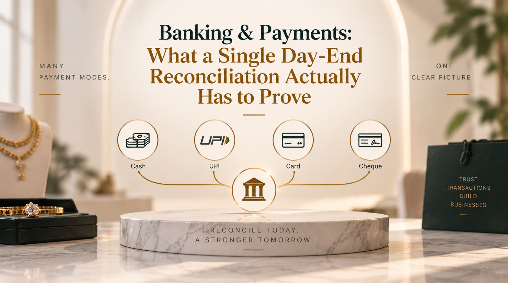 Banking & Payments: What a Single Day-End Reconciliation Actually Has to Prove