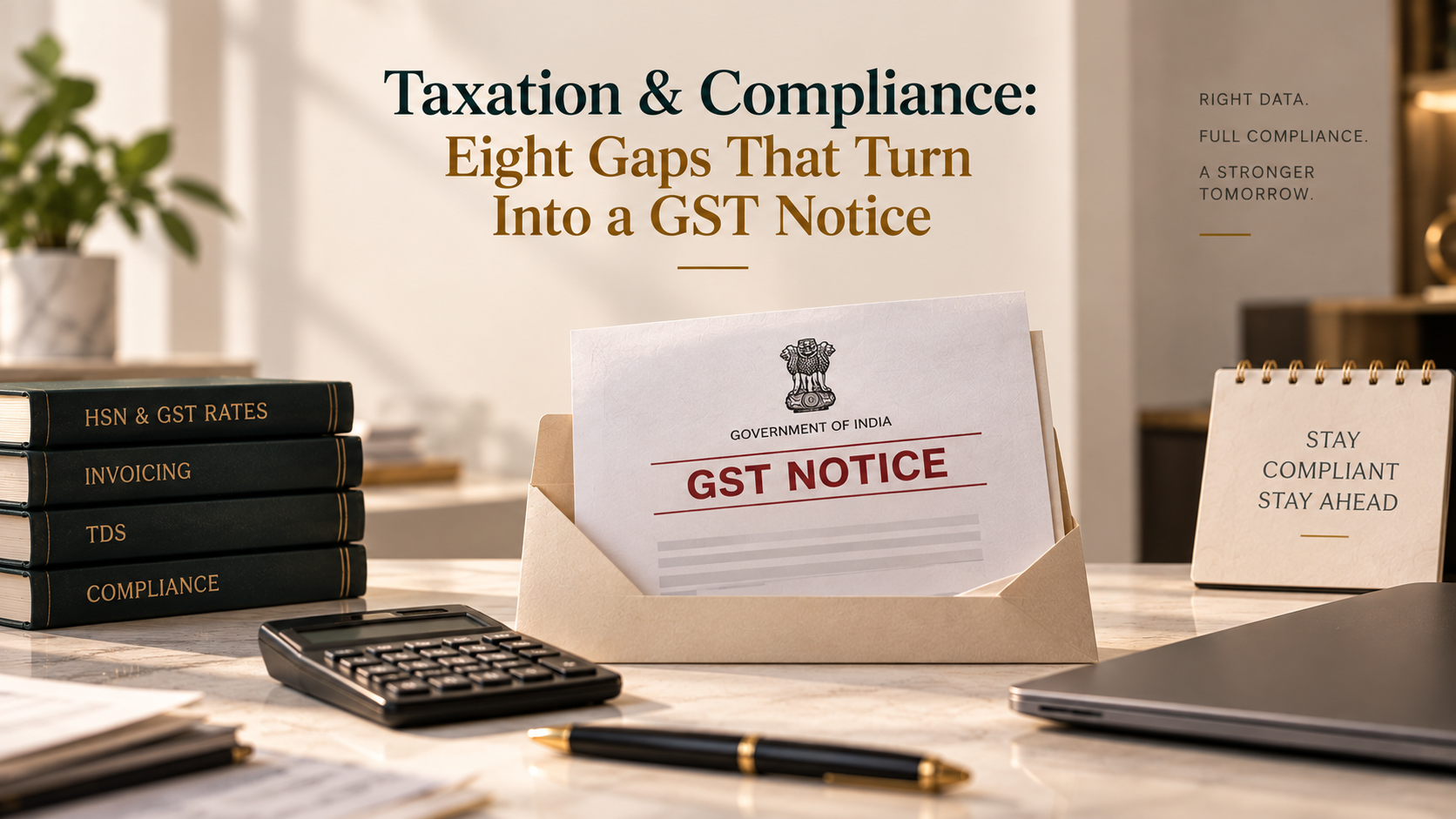 Taxation & Compliance: Eight Gaps That Turn Into a GST Notice