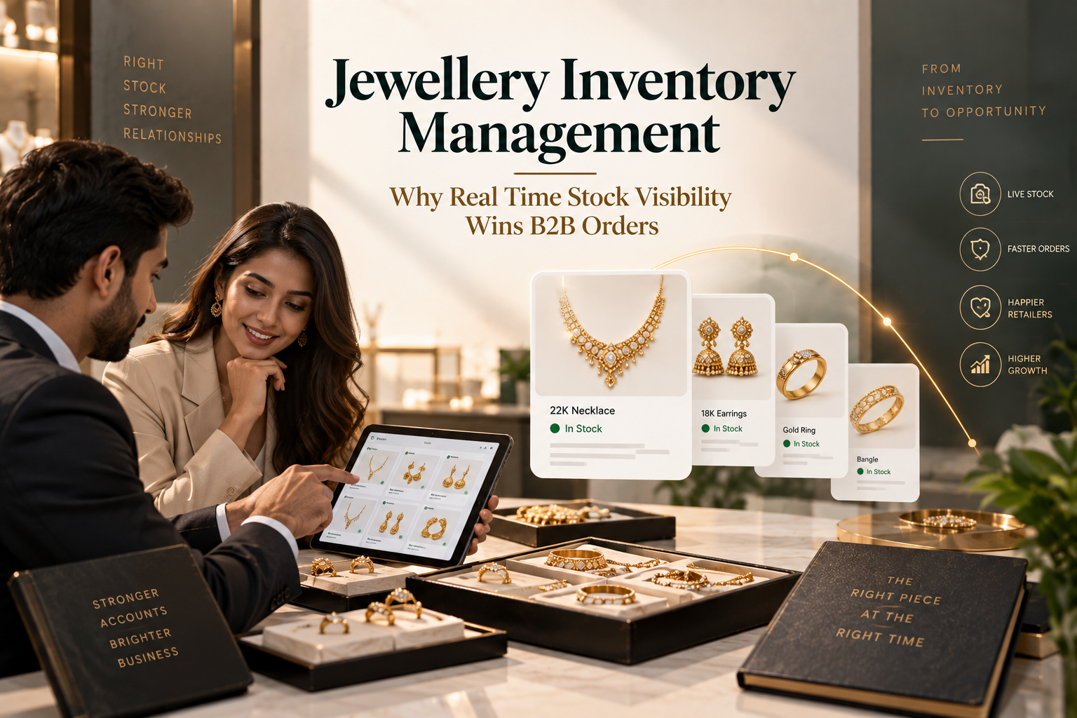 Jewellery Inventory Management: Why Real Time Stock Visibility Wins B2B Orders