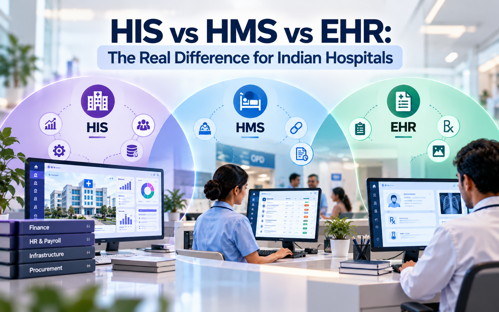 HIS vs HMS vs EHR: The Real Difference for Indian Hospitals