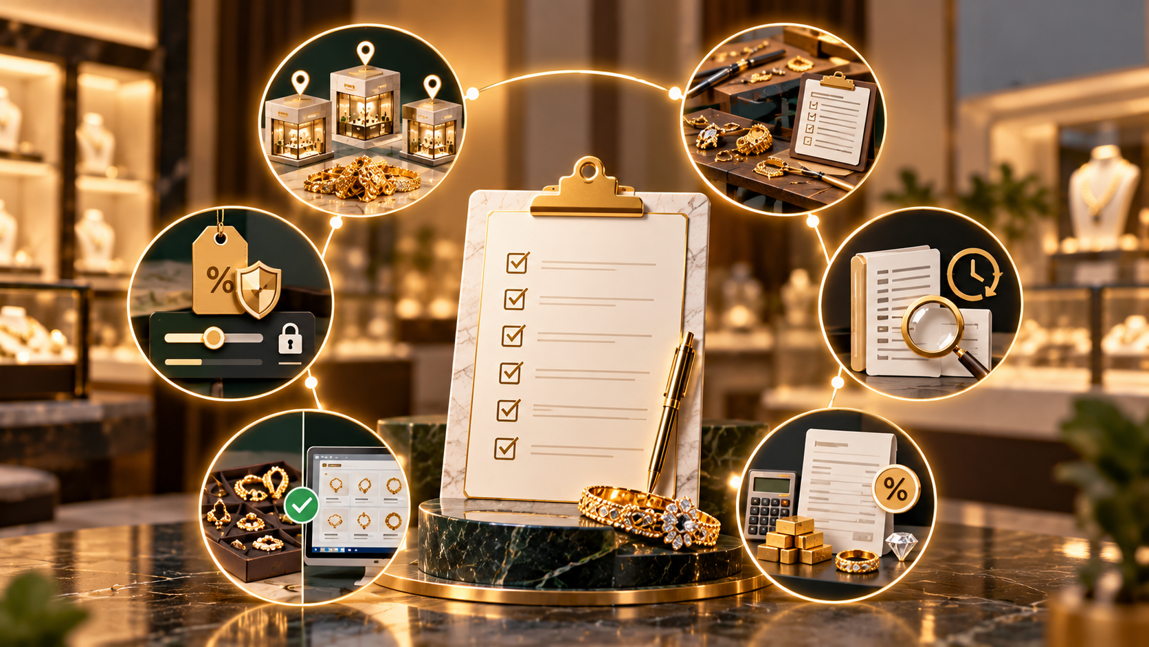 Luxury Jewelry Inventory Control Dashboard